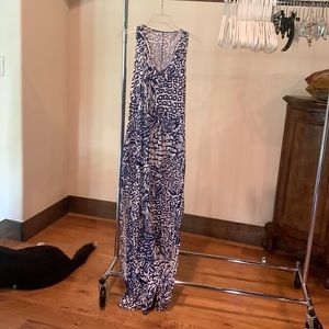 NWOT Lilly Pulitzer Blue Maxi Dress